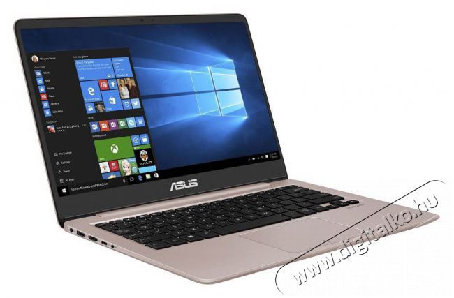 Asus ZenBook UX410UA-GV635T 14 FHD/Intel Core i7-7500U/8GB/256GB/Int. VGA/Win10/rózsaarany laptop Egyéb - Nem forgalmazzuk ! - 347833