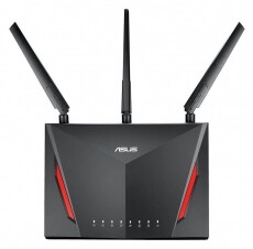 Asus RT-AC86U/EEU/13/GB_EE  Vezeték nélküli 750+2167Mbps Router Iroda és számítástechnika - Hálózat - Router - 341333