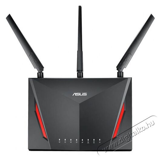 Asus RT-AC86U/EEU/13/GB_EE  Vezeték nélküli 750+2167Mbps Router Iroda és számítástechnika - Hálózat - Router - 341333