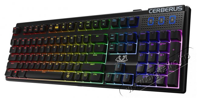 Asus Cerberus Mech RGB Gamer világító billentyűzet HU Iroda és számítástechnika - Billentyűzet / billentyűzet szett - Vezetékes - 319398