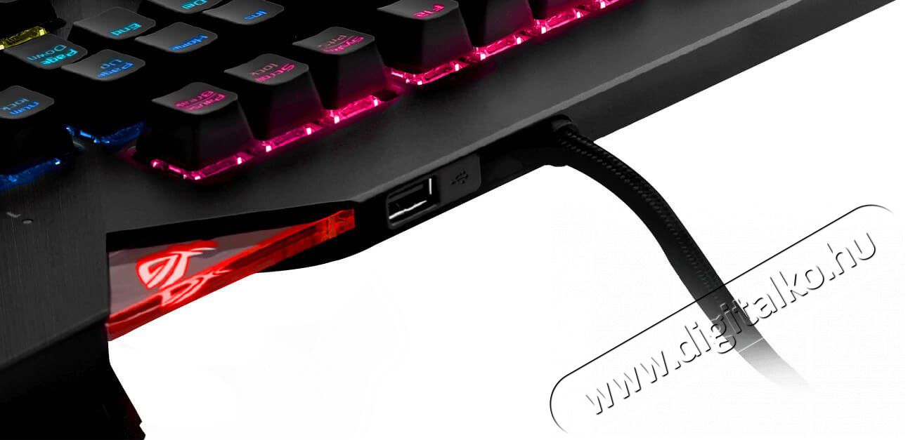 Asus ROG Strix Flare Mechanikus Gamer billentyűzet HU (90MP00M1-B0HA00) Iroda és számítástechnika - Billentyűzet / billentyűzet szett - Vezetékes - 336313