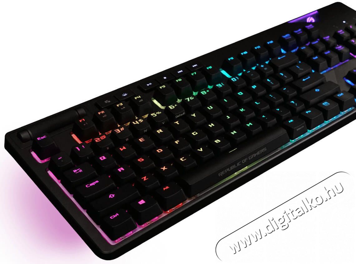 Asus ROG Strix Flare Mechanikus Gamer billentyűzet HU (90MP00M1-B0HA00) Iroda és számítástechnika - Billentyűzet / billentyűzet szett - Vezetékes - 336313