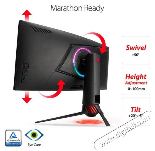 Asus ROG STRIX XG35VQ QHD ívelt Gamer monitor Iroda és számítástechnika - Monitor - 21:9 Ultrawide monitor - 338923