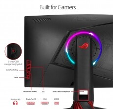 Asus ROG STRIX XG35VQ QHD ívelt Gamer monitor Iroda és számítástechnika - Monitor - 21:9 Ultrawide monitor - 338923