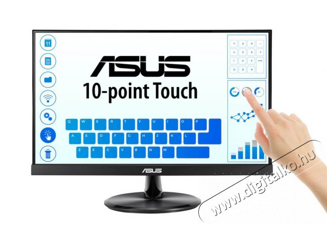 Asus VT229H LED HDMI érintőképernyős monitor Iroda és számítástechnika - Monitor - Érintőképernyős monitor - 347768
