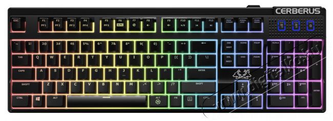 Asus Cerberus Mech RGB Gamer világító billentyűzet HU Iroda és számítástechnika - Billentyűzet / billentyűzet szett - Vezetékes - 319398