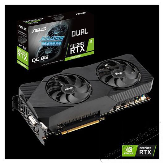 Asus DUAL-RTX2060-O6G-EVO nVidia 6GB GDDR6 192bit PCIe videok&aacute;rtya Iroda &eacute;s sz&aacute;m&iacute;t&aacute;stechnika - Egy&eacute;b sz&aacute;m&iacute;t&aacute;stechnikai term&eacute;k - 379490