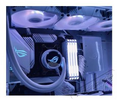 Asus ROG STRIX LC 240 RGB White Edition v&iacute;zhűt&eacute;ses processzorhűtő Iroda &eacute;s sz&aacute;m&iacute;t&aacute;stechnika - Sz&aacute;m&iacute;t&oacute;g&eacute;p tartoz&eacute;k - Processzor - 379510