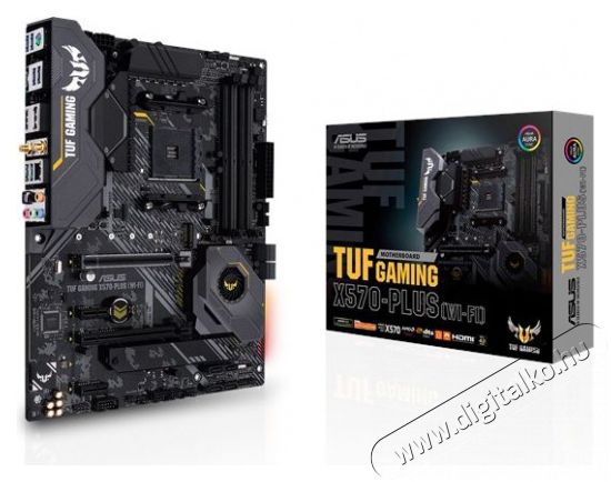 Asus TUF GAMING X570-PLUS (WI-FI) AMD X570 SocketAM4 ATX alaplap Iroda &eacute;s sz&aacute;m&iacute;t&aacute;stechnika - Egy&eacute;b sz&aacute;m&iacute;t&aacute;stechnikai term&eacute;k - 379529