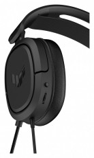 Asus TUF GAMING H1 fekete gamer headset Audio-Video / Hifi / Multimédia - Fül és Fejhallgatók - Fejhallgató mikrofonnal / headset - 384702