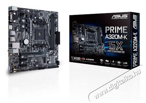 Asus PRIME A320M-K AMD A320 SocketAM4 mATX alaplap Iroda &eacute;s sz&aacute;m&iacute;t&aacute;stechnika - Egy&eacute;b sz&aacute;m&iacute;t&aacute;stechnikai term&eacute;k - 387525