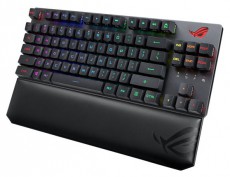 Asus ROG Strix Scope RX TKL Wireless Deluxe X807 mechanikus gamer billentyűzet Iroda és számítástechnika - Billentyűzet / billentyűzet szett - Vezeték nélküli - 398436