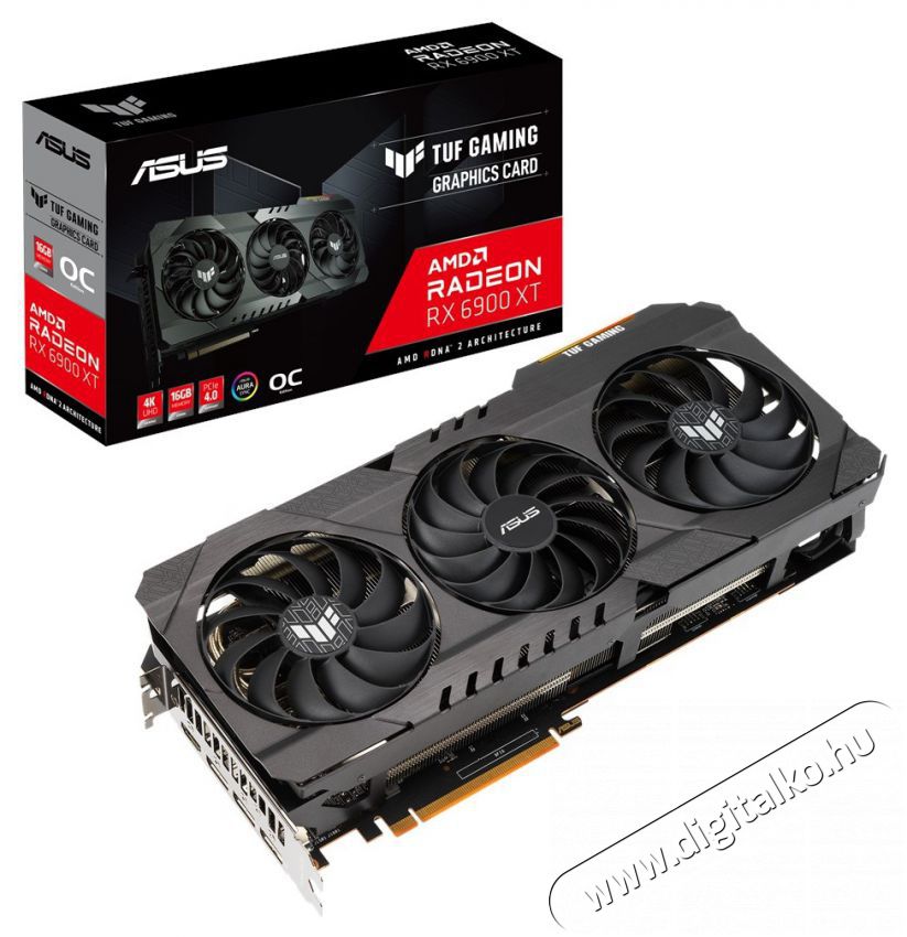 Asus TUF-RX6900XT-O16G-GAMING AMD 16GB GDDR6 256bit PCI-E videok&aacute;rtya Iroda &eacute;s sz&aacute;m&iacute;t&aacute;stechnika - Egy&eacute;b sz&aacute;m&iacute;t&aacute;stechnikai term&eacute;k - 387313