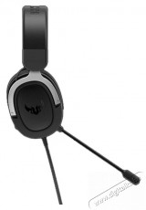 Asus TUF GAMING H3 fekete-acélszürke gamer headset Mobil / Kommunikáció / Smart - Mobiltelefon kiegészítő / tok - Headset - 385087