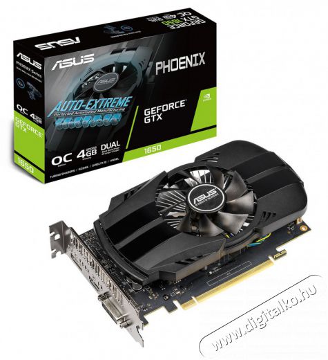 Asus PH-GTX1650-O4G nVidia 4GB GDDR5 128bit PCIe videokártya Iroda és számítástechnika - Számítógép tartozék - Videokártya - 412036