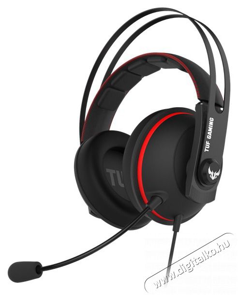 Asus TUF GAMING H7 CORE fekete-piros gamer headset Audio-Video / Hifi / Multim&eacute;dia - F&uuml;l &eacute;s Fejhallgat&oacute;k - Fejhallgat&oacute; mikrofonnal / headset - 412646