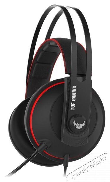Asus TUF GAMING H7 CORE fekete-piros gamer headset Audio-Video / Hifi / Multim&eacute;dia - F&uuml;l &eacute;s Fejhallgat&oacute;k - Fejhallgat&oacute; mikrofonnal / headset - 412646