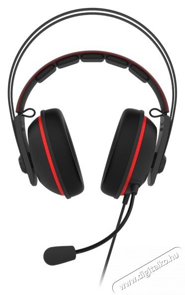 Asus TUF GAMING H7 CORE fekete-piros gamer headset Audio-Video / Hifi / Multim&eacute;dia - F&uuml;l &eacute;s Fejhallgat&oacute;k - Fejhallgat&oacute; mikrofonnal / headset - 412646