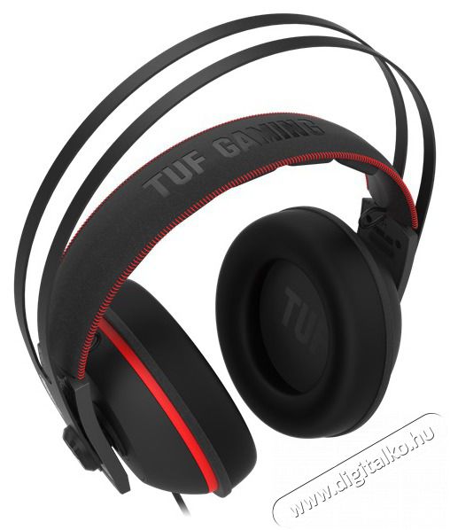 Asus TUF GAMING H7 CORE fekete-piros gamer headset Audio-Video / Hifi / Multim&eacute;dia - F&uuml;l &eacute;s Fejhallgat&oacute;k - Fejhallgat&oacute; mikrofonnal / headset - 412646
