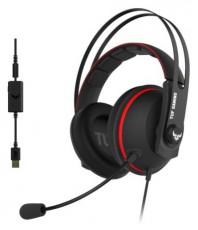 Asus TUF GAMING H7 CORE fekete-piros gamer headset Audio-Video / Hifi / Multim&eacute;dia - F&uuml;l &eacute;s Fejhallgat&oacute;k - Fejhallgat&oacute; mikrofonnal / headset - 412646