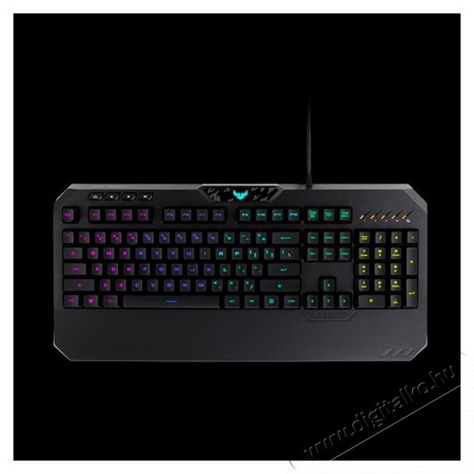 Asus TUF Gaming K5 HUN vil&aacute;g&iacute;t&oacute; mechanikus billentyűzet Iroda &eacute;s sz&aacute;m&iacute;t&aacute;stechnika - Billentyűzet / billentyűzet szett - Vezet&eacute;kes - 412062