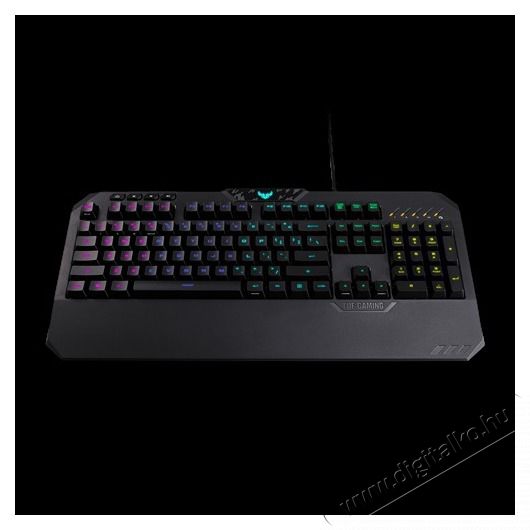 Asus TUF Gaming K5 HUN vil&aacute;g&iacute;t&oacute; mechanikus billentyűzet Iroda &eacute;s sz&aacute;m&iacute;t&aacute;stechnika - Billentyűzet / billentyűzet szett - Vezet&eacute;kes - 412062