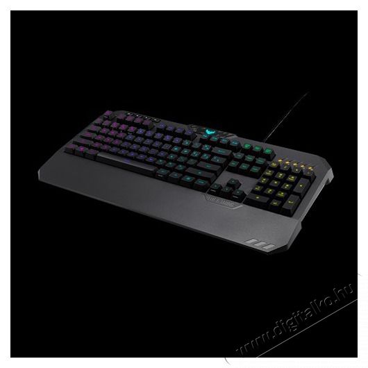 Asus TUF Gaming K5 HUN vil&aacute;g&iacute;t&oacute; mechanikus billentyűzet Iroda &eacute;s sz&aacute;m&iacute;t&aacute;stechnika - Billentyűzet / billentyűzet szett - Vezet&eacute;kes - 412062