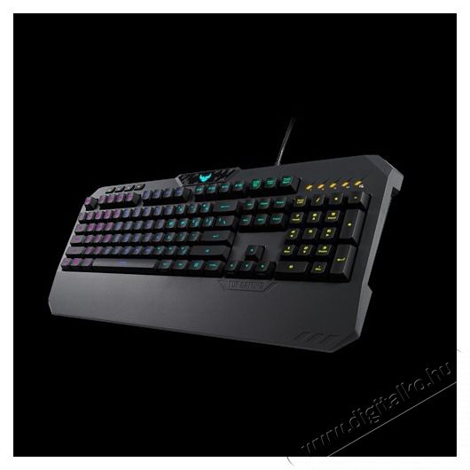 Asus TUF Gaming K5 HUN vil&aacute;g&iacute;t&oacute; mechanikus billentyűzet Iroda &eacute;s sz&aacute;m&iacute;t&aacute;stechnika - Billentyűzet / billentyűzet szett - Vezet&eacute;kes - 412062