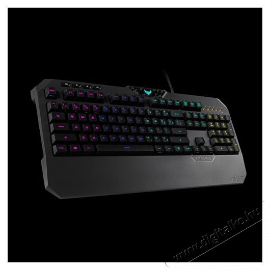 Asus TUF Gaming K5 HUN vil&aacute;g&iacute;t&oacute; mechanikus billentyűzet Iroda &eacute;s sz&aacute;m&iacute;t&aacute;stechnika - Billentyűzet / billentyűzet szett - Vezet&eacute;kes - 412062