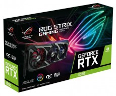 Asus ROG-STRIX-RTX3050-O8G-GAMING nVidia 8GB GDDR6 128bit PCIe videokártya Iroda és számítástechnika - Számítógép tartozék - Videokártya - 415940