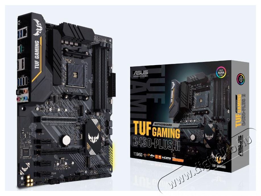 Asus TUF GAMING B450-PLUS II AMD B450 SocketAM4 ATX alaplap Iroda &eacute;s sz&aacute;m&iacute;t&aacute;stechnika - Egy&eacute;b sz&aacute;m&iacute;t&aacute;stechnikai term&eacute;k - 416533