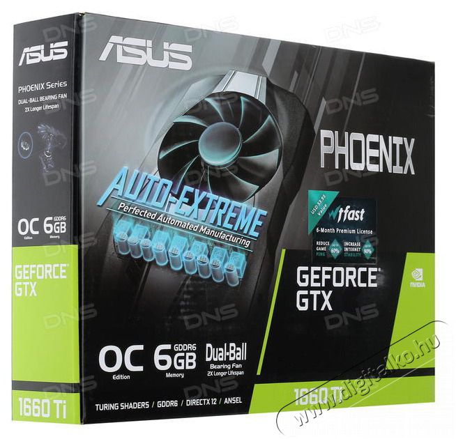 Asus PH-GTX1660-O6G nVidia 6GB GDDR5 192bit PCIe videok&aacute;rtya Iroda &eacute;s sz&aacute;m&iacute;t&aacute;stechnika - Egy&eacute;b sz&aacute;m&iacute;t&aacute;stechnikai term&eacute;k - 428009