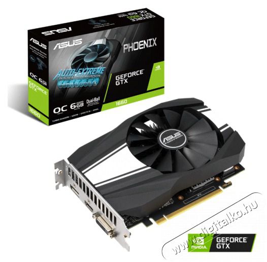 Asus PH-GTX1660-O6G nVidia 6GB GDDR5 192bit PCIe videok&aacute;rtya Iroda &eacute;s sz&aacute;m&iacute;t&aacute;stechnika - Egy&eacute;b sz&aacute;m&iacute;t&aacute;stechnikai term&eacute;k - 428009