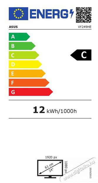 Asus 23,8" VY249HE FHD 75Hz IPS LED HDMI monitor Iroda &eacute;s sz&aacute;m&iacute;t&aacute;stechnika - Monitor - Monitor - 441593