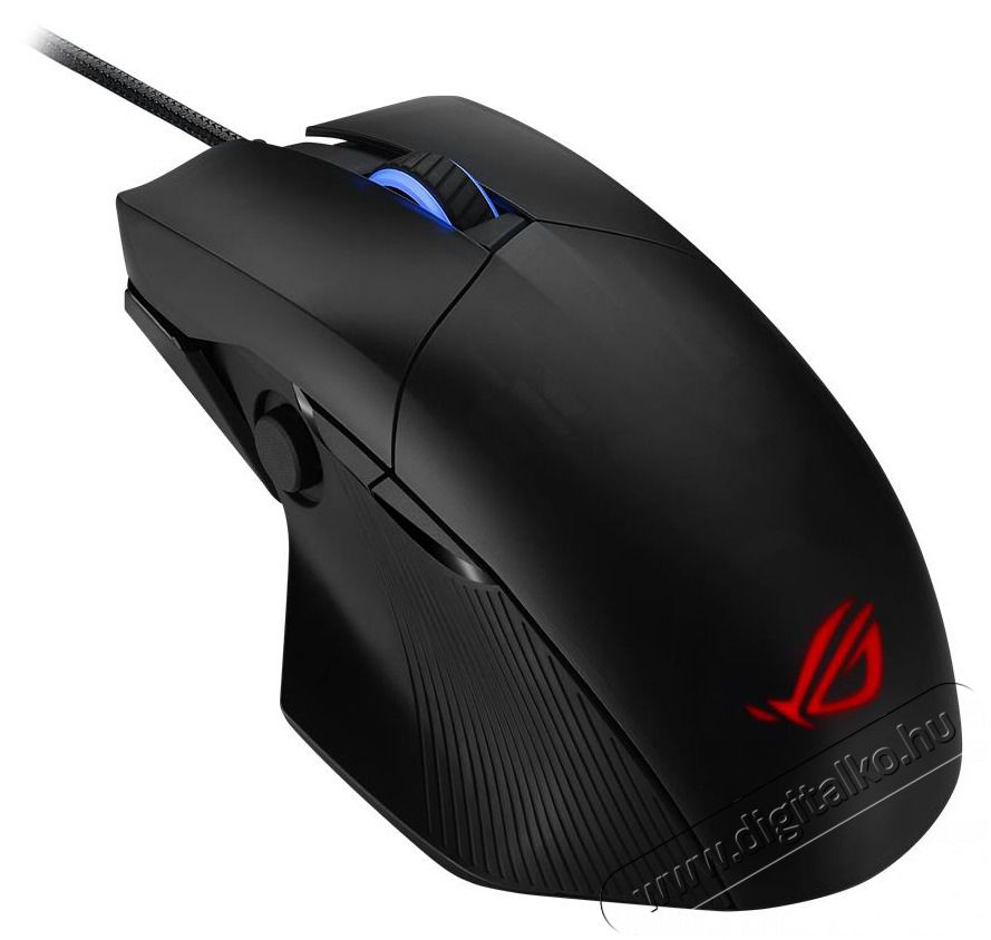 Asus ROG Chakram Core fekete gamer eg&eacute;r Iroda &eacute;s sz&aacute;m&iacute;t&aacute;stechnika - Eg&eacute;r - Vezet&eacute;kes eg&eacute;r - 441380