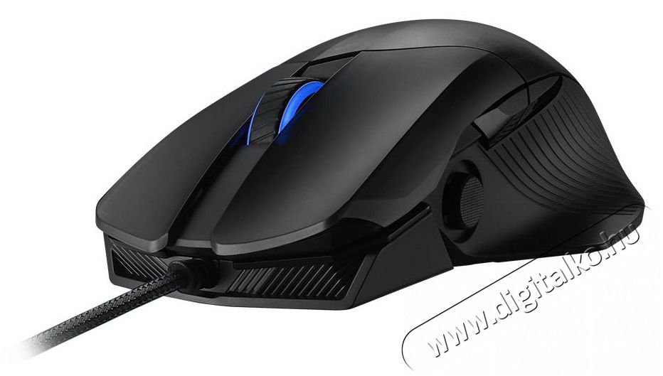 Asus ROG Chakram Core fekete gamer eg&eacute;r Iroda &eacute;s sz&aacute;m&iacute;t&aacute;stechnika - Eg&eacute;r - Vezet&eacute;kes eg&eacute;r - 441380