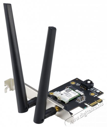 Asus PCE-AX1800 PCI-Express Dual Band AX1800 hálózati adapter Iroda és számítástechnika - Hálózat - Hálózati kiegészítő - 456088