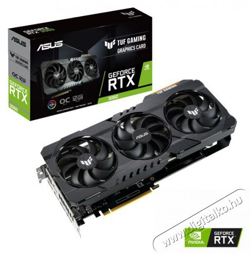 Asus TUF-RTX3060-O12G-V2-GAMING nVidia 12GB GDDR6 192bit PCIe videok&aacute;rtya Iroda &eacute;s sz&aacute;m&iacute;t&aacute;stechnika - Egy&eacute;b sz&aacute;m&iacute;t&aacute;stechnikai term&eacute;k - 455737