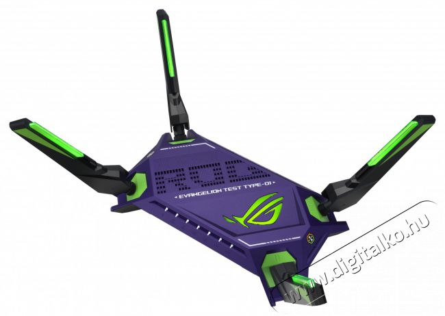 Asus ROG Rapture GT-AX6000 EVA Edition Vezeték nélküli Router Iroda és számítástechnika - Hálózat - Router - 458231