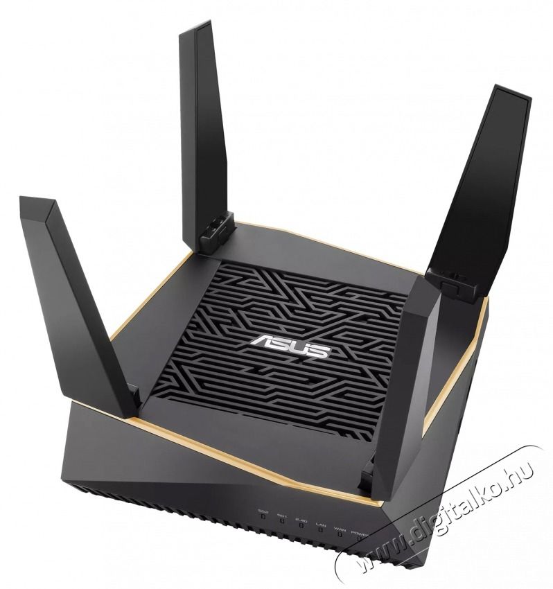 Asus Wireless Router Tri Band AX6100 1xWAN(1000Mbps) + 4xLAN(1000Mbps) + 2xUSB, RT-AX92U Iroda &eacute;s sz&aacute;m&iacute;t&aacute;stechnika - H&aacute;l&oacute;zat - Router - 487253