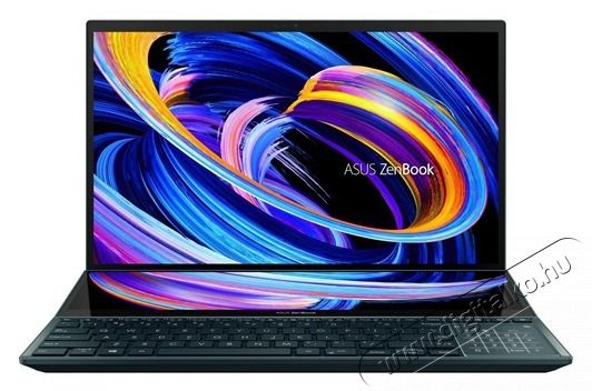 Asus CONS NB ZenBook Pro Duo UX582HS-H2003X 15.6" 4K OLED Touch, i9-11900H, 32GB, 1TB M.2, RTX 3080 8GB, WIN11PRO, K&eacute;k Egy&eacute;b - Nem forgalmazzuk ! - 492575