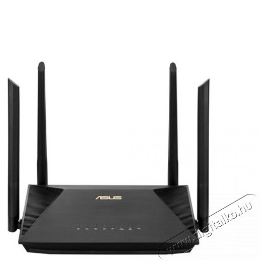 Asus (AX1800) RT-AX53U 574+1201Mbps fekete vezeték nélküli router Iroda és számítástechnika - Hálózat - Router - 497142