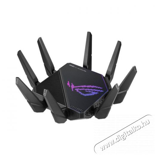 Asus Wireless Router Tri Band AX11000 1xWAN(2.5Gbps) + 1xWAN/LAN(10Gbps) + 4xLAN(1Gbps) + 2 USB, ROG RAPTURE GT-AX11000 Iroda és számítástechnika - Hálózat - Router - 497183