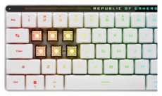 Asus ROG Falchion RX Low Profile fehér vezeték nélküli billentyűzet Iroda és számítástechnika - Billentyűzet / billentyűzet szett - Vezeték nélküli - 499978