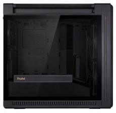 Asus ProArt PA602 Wood TG fekete (táp nélküli) ablakos EATX ház Iroda és számítástechnika - Számítógép tartozék - Számítógépház - 506186