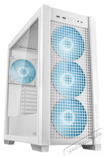 Asus TUF GAMING GT302 TG fehér (táp nélküli) ablakos ARGB mATX ház Iroda és számítástechnika - Számítógép tartozék - Számítógépház - 506182
