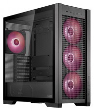 Asus TUF GAMING GT302 TG fekete (táp nélküli) ablakos ARGB mATX ház Iroda és számítástechnika - Számítógép tartozék - Számítógépház - 506183