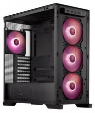 Asus TUF GAMING GT302 TG fekete (táp nélküli) ablakos ARGB mATX ház Iroda és számítástechnika - Számítógép tartozék - Számítógépház - 506183