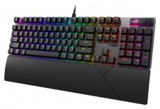 Asus ROG Strix Scope II HUN USB fekete vezetékes billentyűzet Iroda és számítástechnika - Billentyűzet / billentyűzet szett - Vezetékes - 507505