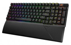 Asus ROG Strix Scope II 96 HUN vezeték nélküli fekete gamer billentyűzet Iroda és számítástechnika - Billentyűzet / billentyűzet szett - Vezeték nélküli - 508874